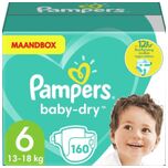 Baby Dry Luiers Maat 6 - 160 Luiers Maandbox