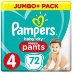 Baby Dry Pants - Maat 4 - Mega Pack - 72 luierbroekjes
