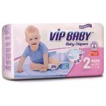 VIP Baby Mini Active & Soft Pampers Luiers - Voordeelverpakking - Maat 2 (3-6 kg) - 120 stuks (3 x 40)