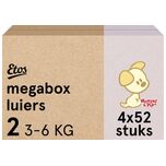 Luiers - Woezel & Pip - Maat 2 - 3 tot 6kg - Megabox - 208 stuks