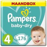 Baby Dry Luiers Maat 4 - 176 Luiers Maandbox
