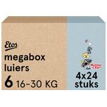 Luiers - Woezel & Pip - Maat 6 - 16 tot 30kg - Megabox - 96 stuks