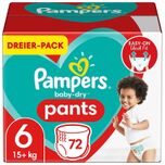 Baby Dry Pants - Maat 6 - Mega Pack - 72 luierbroekjes