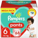Baby Dry Pants - Maat 6 - Mega Pack - 68 luierbroekjes