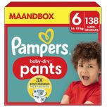Baby-Dry Pants - Maat 6 (14kg-19kg) - 138 Luierbroekjes - Maandbox