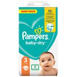 Baby Dry Maat 3 - 128 Luiers Voordeelvepakking