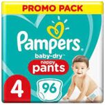 Baby Dry Pants Maat 4 - 96 Luierbroekjes Voordeelverpakking