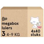Luiers - Woezel & Pip - Maat 3 - 4 tot 9kg - Megabox - 160 stuks