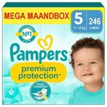 Premium Protection - Maat 5 - Mega Maandbox - 246 luiers - 11/16 KG