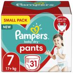Baby Dry Pants - Maat 7 - Small Pack - 31 luierbroekjes