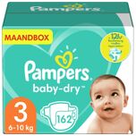Baby Dry - Maat 3 - Maandbox - 162 luiers BOL