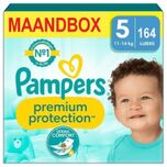 Premium Protection - Maat 5 - Maandbox - 164 luiers - 11/16 KG
