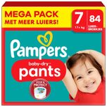Baby Dry Pants - Maat 7 - Mega Pack - 84 stuks - 17+ KG