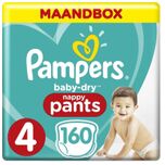 Baby Dry Pants - Maat 4 - Maandbox - 160 stuks