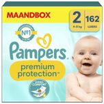 Premium Protection - Maat 2 - Maandbox - 162 stuks - 4/8 KG