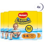 Little Swimmers - zwemluiers - maat 5/6 - (12 tot 18 kg) - voordeelverpakking - 132 stuks (12x11)