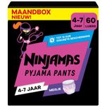 Pampers - Pyjama Pants Nacht - Meisje - 4/7 jaar - Maandbox - 60 luierbroekjes