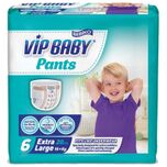 VIP Baby Dry Pants XLarge Active & Soft Pampers Luierbroekjes - Voordeelverpakking - Maat 6 (16+ kg) - 120 stuks (6 x 20)