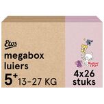 Luiers - Woezel & Pip - Maat 5+ - 13 tot 27kg - Megabox - 104 stuks