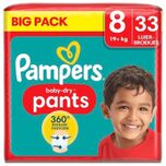 Baby Dry Pants - Maat 8 - Small Pack - 33 stuks - 19+ KG