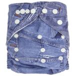 Wasbare luier  / Pocket luier Fleece - met luier inlegger/ Jeans