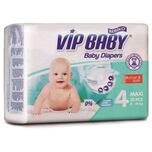 VIP Baby Maxi Active & Soft Pampers Luiers - Maat 4 (8-19 kg) - 32 stuks