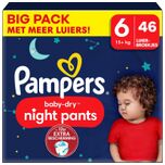 Baby Dry Night Pants - Maat 6 - Big Pack - 46 luierbroekjes