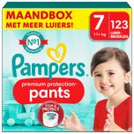 Premium Protection Pants Maat 7 - 123 Luierbroekjes - 17kg+ Maandbox