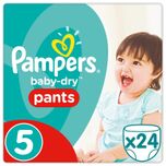 Baby-Dry Pants Luierbroekjes Maat 5 (Junior) 12-18 kg - 24 Stuks - Luiers