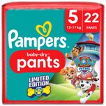 Baby Pants Baby Dry Maat 5 Junior (12-17 kg) Limited Edition Paw Patrol, 22 luierbroekjes