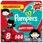 Baby Dry Pants Maat 8 - 144 Luierbroekjes Maandbox - DC Superheroes Edition