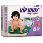 VIP Baby XLarge Active & Soft Pampers Luiers - Maat 6 (16+ kg) - 25 stuks