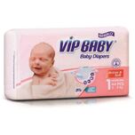 VIP Baby NewBorn Active & Soft Pampers Luiers - Voordeelverpakking - Maat 1 (2-5 kg) - 220 stuks (5 x 44)