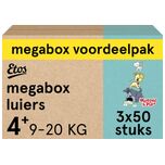 Woezel & Pip Luiers Maxi Plus Maat 4+ - 9-20 kg - Maandbox - 150 stuks
