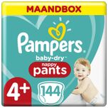 Baby-Dry Pants Luierbroekjes - Maat 4+ (9-15 kg) - 144 stuks - Maandbox