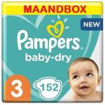 Baby Dry Luiers Maat 3 - 152 Luiers Maandbox