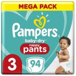 Baby-Dry Pants Luierbroekjes - Maat 3 (6kg-11kg) - 94 Stuks - Mega Pack
