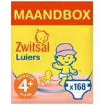 Luiers - Maxi Plus Maat 4+ - 168 stuks - Voordeelverpakking