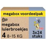 Luierbroekjes Megabox - Maat 4 - 8 tot 15kg - 108 stuks (3 x 36 stuks)