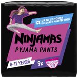 Pyjama Pants Luierbroekjes Meisje - 9 Nachtluiers voor Bedplassen - 8-12 Jaar