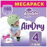 Violeta luiers - Air Dry - maat 4 (7-18 kg) 180 stuks - gratis 120 babydoekjes