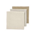 Luiers Pre-Washed Soft Sand/Greige/Taupe 3-pack