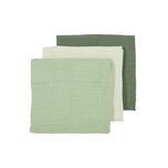 Luiers Pre-Washed Soft Green en Forest Green 3-pack