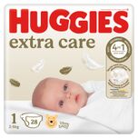 Extra Care Newborn Luiers Maat 1 (2 - 5 kg) 28 stuks