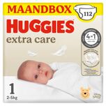 4x Extra Care Newborn Luiers Maat 1 (2 - 5 kg) 28 stuks