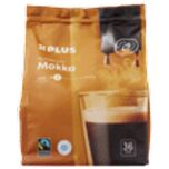 PLUS Koffiepads mokka Fairtrade