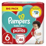 4 voor 64.00: Pampers Baby-Dry Maat 6 Luierbroekjes