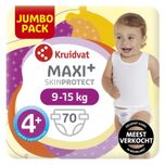 2 voor 28.00: Kruidvat 4+ Maxi Plus Luiers Jumbopack