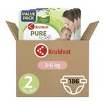 Kruidvat Pure & Soft 2 Newborn Mini Luiers Volumedoos