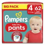2+2 gratis: Pampers Baby-Dry Pants Maat 4 Luierbroekjes